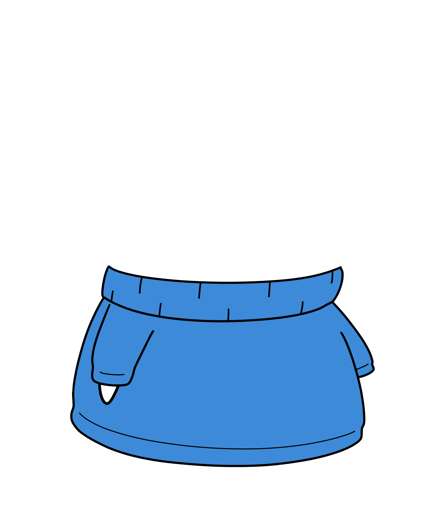 Turtle Neck Blue